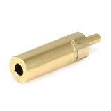 Monoprice Canada Cab 7181 Audio Adapters Metal RCA Plug to 3 5mm Stereo Jack Adaptor Gold Plated Monoprice