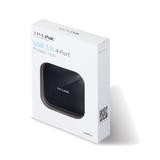 TP Link Cab TL UH400 USB Hubs TP Link USB 3 0 4 Port Portable Hub Both Windows and Mac Plug Play