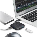 TP Link Cab TL UH400 USB Hubs TP Link USB 3 0 4 Port Portable Hub Both Windows and Mac Plug Play