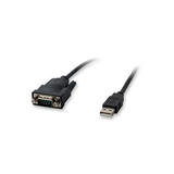 Monoprice Canada Cab 3726 USB 2 0 Adapters USB to Serial Convert Cable DB9M USB A Male 3FT Monoprice