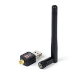 PrimeCables Cab Nano FX5370E Network Routers Switcher N150 USB Mini IEEE 802 11b g n WiFi Adapter 2 4GHz With Detachable Ante