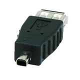 Monoprice Canada Cab 4813 USB 2 0 Adapters USB 2 0 A Female to Mini 4 pin B4 Male Adapter Monoprice