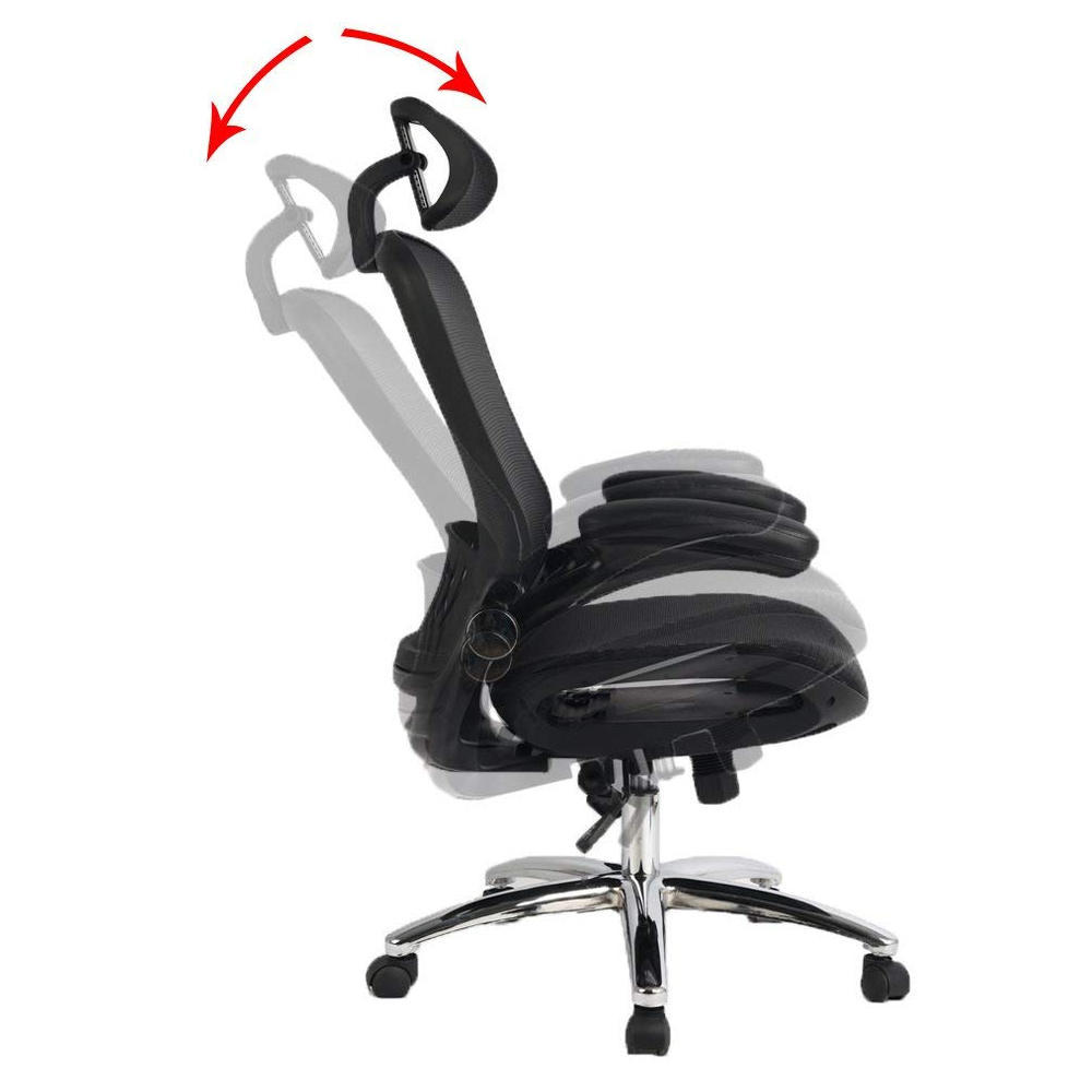 Ergonomic Mesh Office Chair with Mesh Seat and FlipUp Arms