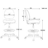 Moustache MOFC H 3328F Drafting Chair Coming Soon Patterned Fabric Drafting Chair Black Moustache