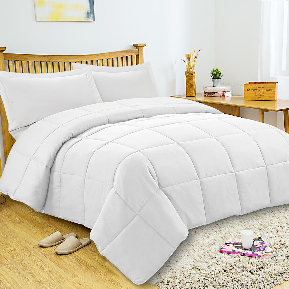 All Season Alternative Comforter Ultra Soft Microfiber Queen