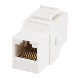 Monoprice Canada Cab 7303 Inline Couplers T Adapters Cat6 Inline Coupler Type Keystone Jack White Monoprice
