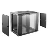 PrimeCables Cab PC 07907 Rack Cabinet 6U Wall Mounted Network Server Data Cabinet PrimeCables