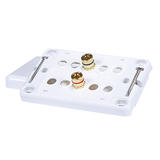 Monoprice Canada Cab 3639 Audio Video Wall Plates High Quality Banana Binding Post Wall Plate for 1 Speaker Coupler Type Mono