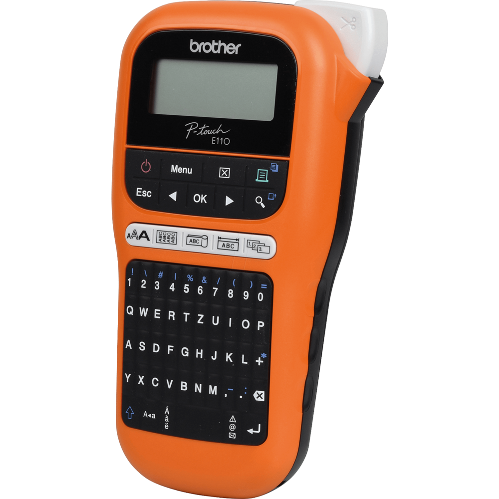 Brother® PTE110VP Industrial Handheld Label Printer
