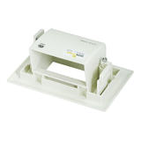 Monoprice Canada Cab 6624 Audio Video Wall Plates Easy Mount Low Voltage Cable Recessed Wall Plate Lite Almond Monoprice