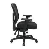Office Star 513 92343 30 Office Chairs OfficeStar ProGrid Mesh Mid Back Office Armchair Black