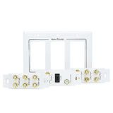 Monoprice Canada Cab 6907 HDMI Wall Plates 3 Gang 7 1 Surround Sound Distribution Wall Plate with HDMI Monoprice