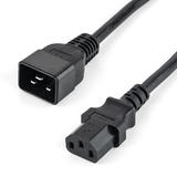 PrimeCables Cab 07857 Power Cables Cords IEC C13 to IEC C20 Power Cable 14AWG SJT 3ft black PrimeCables
