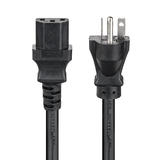 PrimeCables Cab 07859 Power Cables Cords NEMA 6 20P to IEC C13 Power Cable 14AWG SJT 3ft black PrimeCables