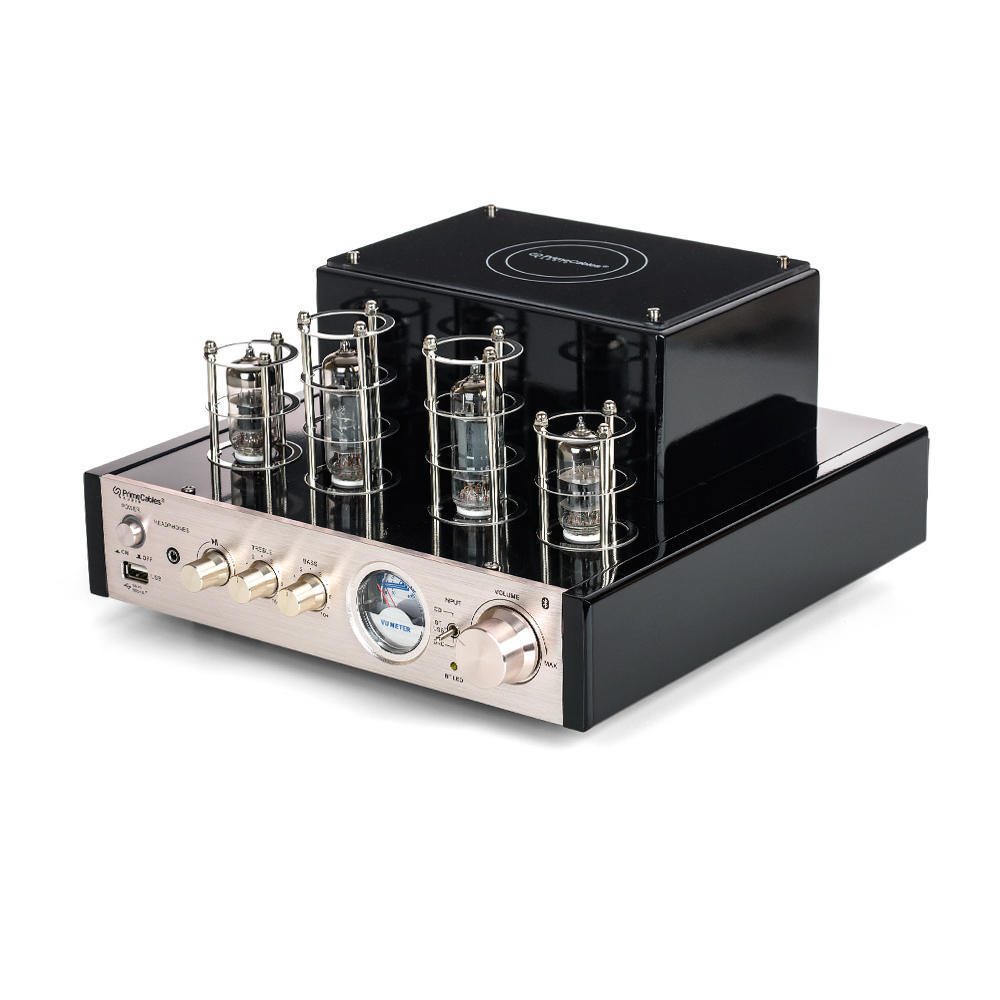 Stereo Hybrid Speaker Amplifier 25W + HiFi Bookshelf Speaker Combo