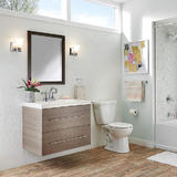 LVB FC 3H14B CR Bathroom Accessories Two Handle Central Bathroom Sink Faucet with Hot and Cold Water Light Chrome