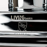 LIVINGbasics LVB FC 3H14B CR Bathroom Accessories Two Handle Central Bathroom Sink Faucet with Hot and Cold Water Light Chrom