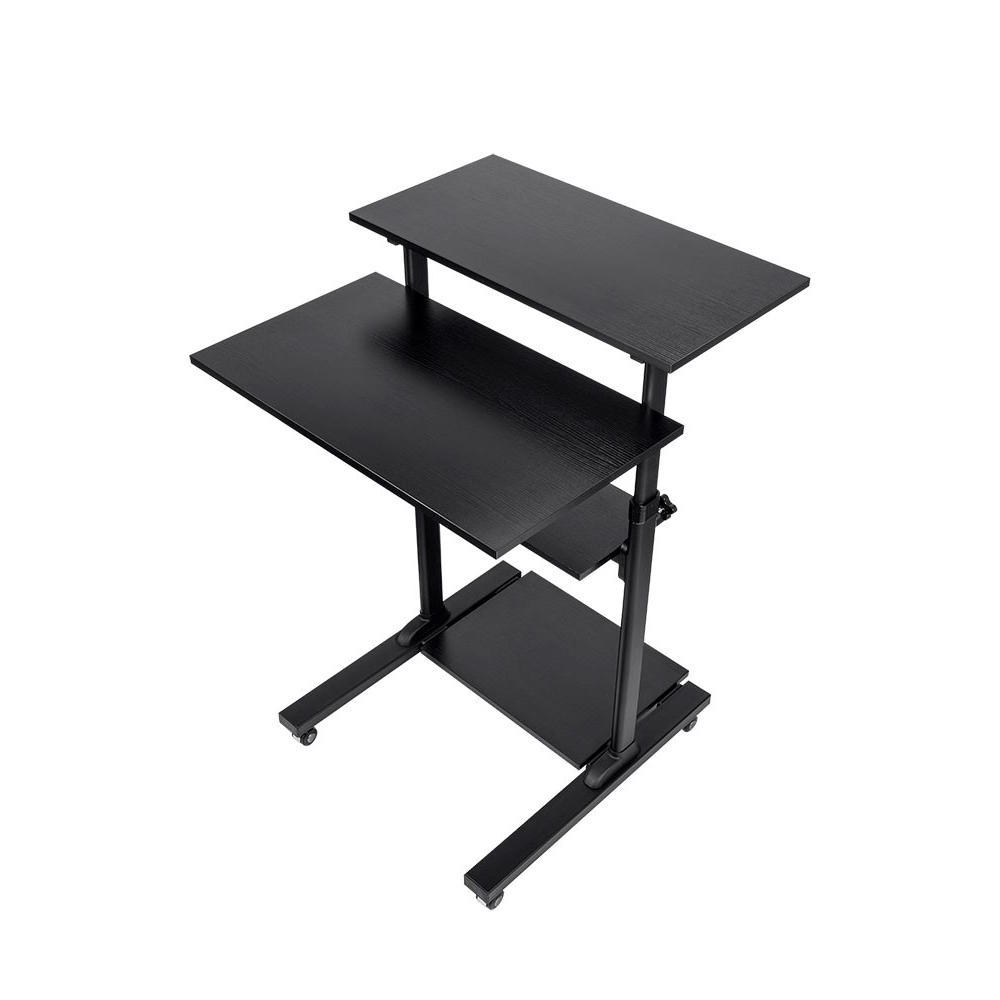 Height Adjustable PC Workstation Cart for SitStand Monoprice®