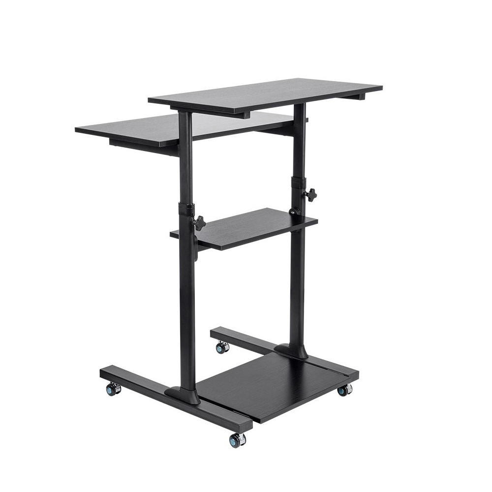 Height Adjustable PC Workstation Cart for SitStand Monoprice®