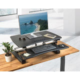 Monoprice Canada Cab 27774 Monitor Desk Mounts Electric Height Adjustable Sit Stand Desk Converter 36 monoprice