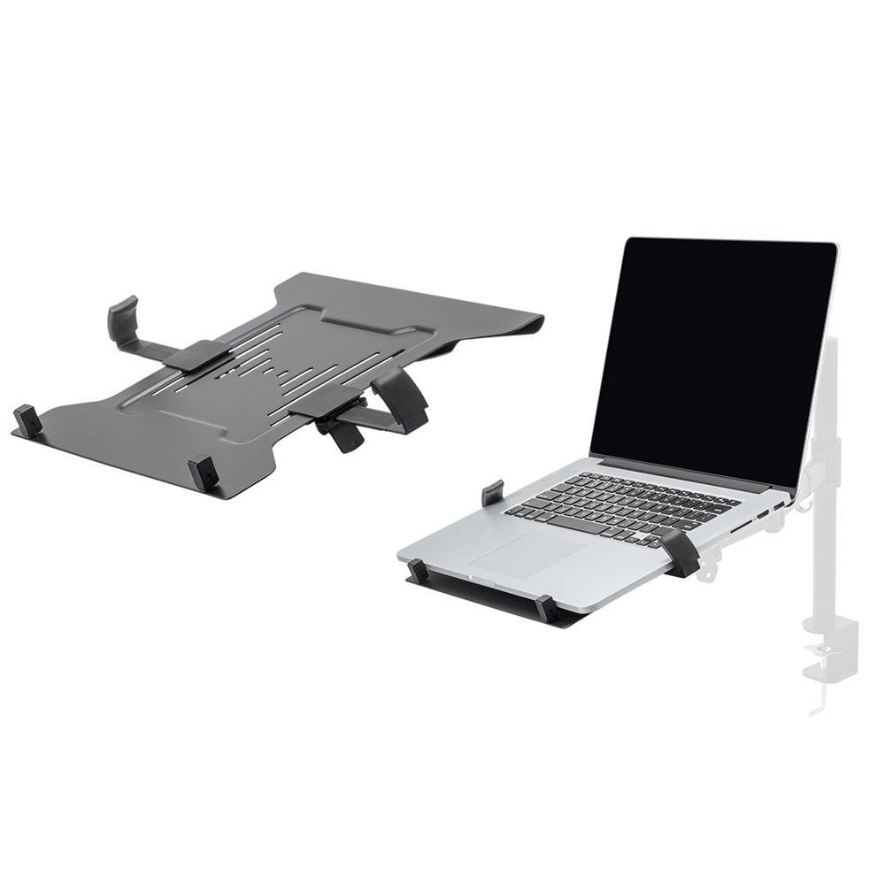 Laptop Holder Attachment for LCD Desk Mounts (Mount Not Included
