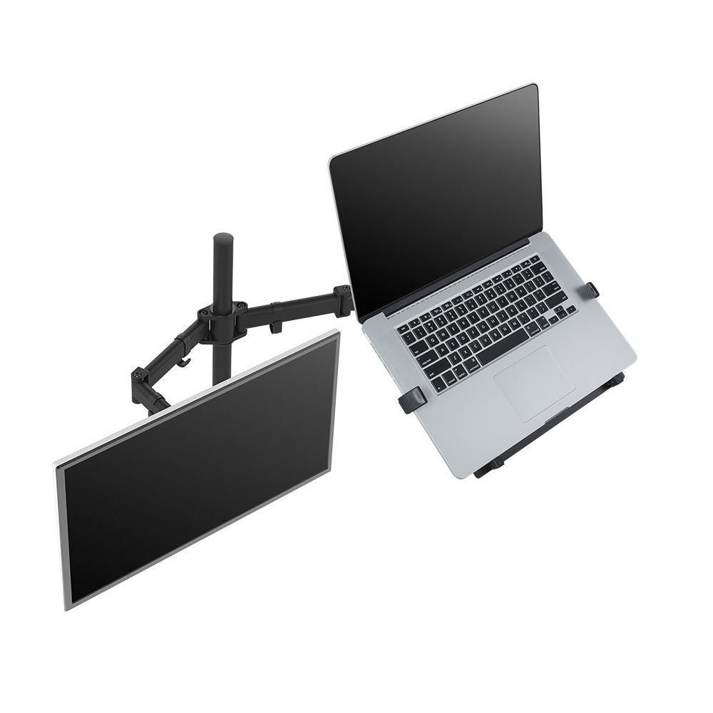 Laptop Holder Attachment for LCD Desk Mounts (Mount Not Included