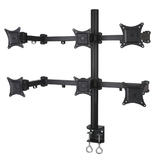 TygerClaw Cab LCD6016BLK Monitor Desk Mounts TygerClaw 13 24 Full Motion Monitor Desk Mount for Hex 6 LCD LED Monitor VESA LC