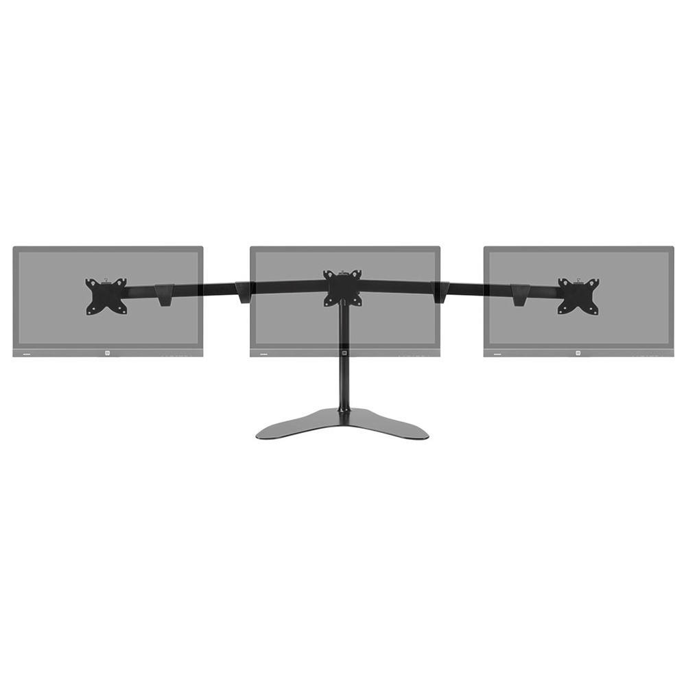 Triple Monitor Free Standing Desk Mount 1530 in Monoprice®