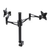 Monoprice Canada Cab 5560 Monitor Desk Mounts 3 Way Adjustable Tilting DUAL Desk Mount Bracket for LCD LED Max 33Lbs 10 23inc