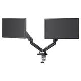 Monoprice Canada Cab 24588 Monitor Desk Mounts Dual Monitor Adjustable Gas Spring Desk Mount For Smaller Screens Up to 27 Mon