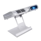 Cab PIQS T2SV Speaker Projector Mounts PIQS TT Portable Projector Stand Silver