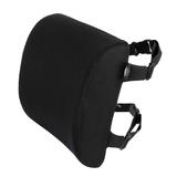 Moustache MO RSF102 BK Back Rests Memory Foam Lumbar Support Pillow with Dual Premium Adjustable Straps Black Moustache