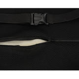Moustache MO RSF102 BK Back Rests Memory Foam Lumbar Support Pillow with Dual Premium Adjustable Straps Black Moustache