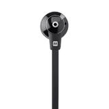 Monoprice Canada Cab 13801 Headphones Earbuds Hi Fi Reflective Sound Technology Earbuds Headphones with Microphone Black Carb