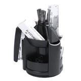 Moustache MOS TY730S Desk Organizers Rotatable Desk Organizer Combo Black Moustache
