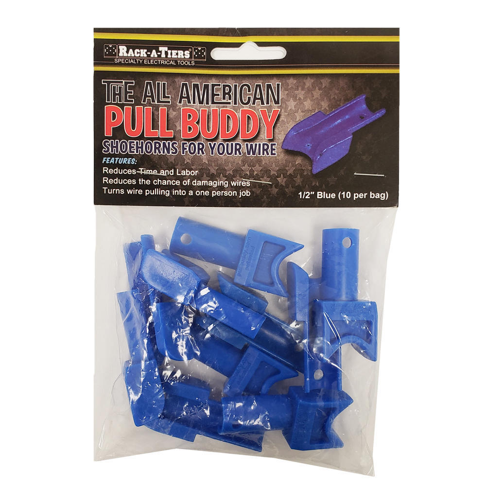 1/2 Inch Conduit Wire Pulling Guides, Blue, Pack of 10