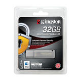 Kingston KIN DTLPG3 USB Flash Drives Kingston DataTraveler Locker G3 USB 3 0 Flash Drive Silver