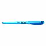 BiC 140 BLP51 AST Highlighters BIC Brite Liner Super bright fluorescent ink Highlighters Chisel tip 5 Pack