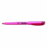 BiC 140 BLP51 AST Highlighters BIC Brite Liner Super bright fluorescent ink Highlighters Chisel tip 5 Pack