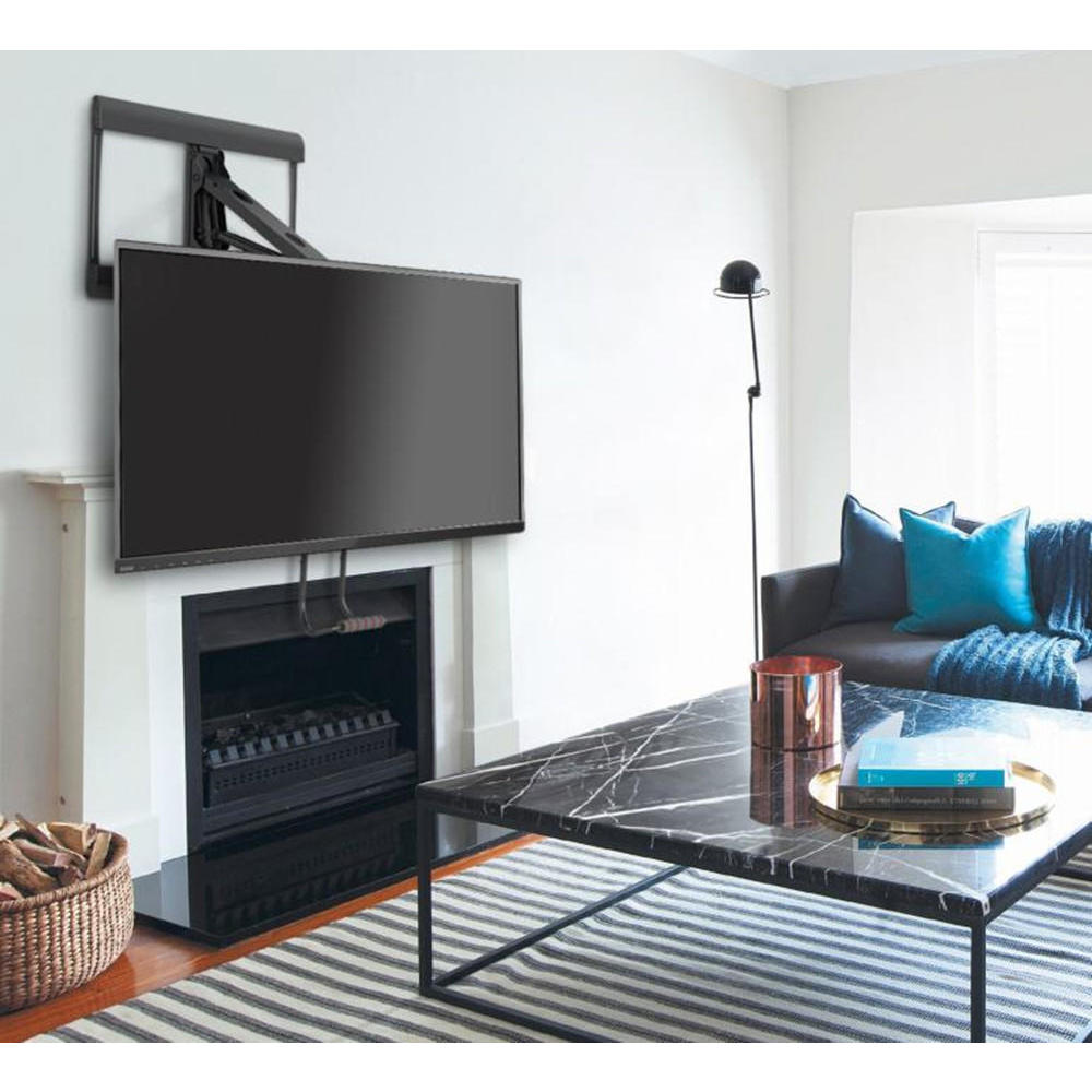 FullMotion Above Fireplace PullDown TV Wall Mount For 43"70" TVs