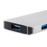 Monoprice Canada Cab 34181 USB Type C Consul Series USB C 5G Hub Adapter with 4 Port USB 3 0 Monoprice