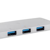 Monoprice Canada Cab 34181 USB Type C Consul Series USB C 5G Hub Adapter with 4 Port USB 3 0 Monoprice