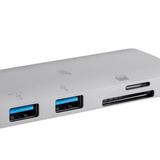 Monoprice Canada Cab 34182 USB Type C Consul Series USB C 5G Hub Adapter with 2 Port USB 3 0 SD microSD Reader Monoprice
