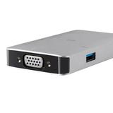 Monoprice Canada Cab 34184 USB Type C Consul Series USB C HDMI Adapter with VGA Gigabit Ethernet 2 Port USB 3 0 Monoprice
