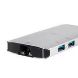 Monoprice Canada Cab 35509 USB Type C Consul Series USB C HDMI Adapter w Gigabit Ethernet 3 Port USB 3 0 SD microSD Reader Mo