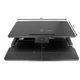 PrimeCables Cab PC07830 OpenBox Monitor Desk Mounts Electric Height Adjustable Sit Stand Desk Converter PrimeCables Open Box