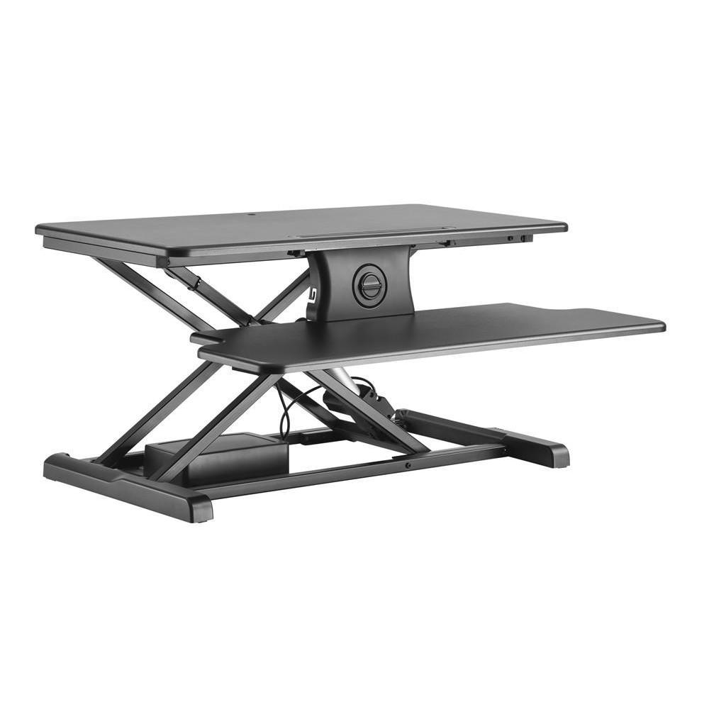 Electric Height Adjustable Sit-Stand Desk Converter PrimeCables® Open Box