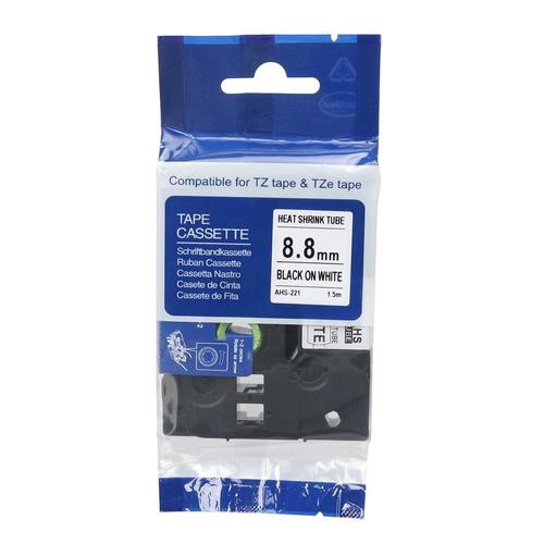 Brother HSe-221 Heat Shrink Tubing 8.8 mm x 1.5 m (0.34 in x 4.9 ft ...
