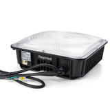 Rayonled RO FL02 50WP Commercial Industrial LED Light LED 50W Panopy Light HPS HID Replacement 4000K UL cUL Listed
