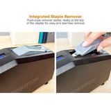BOSTITCH n 007 02210 Staplers Staple Removers Bostitch Impulse 25 Heavy Duty Electric Stapler 25 Sheet Capacity No Jam Black